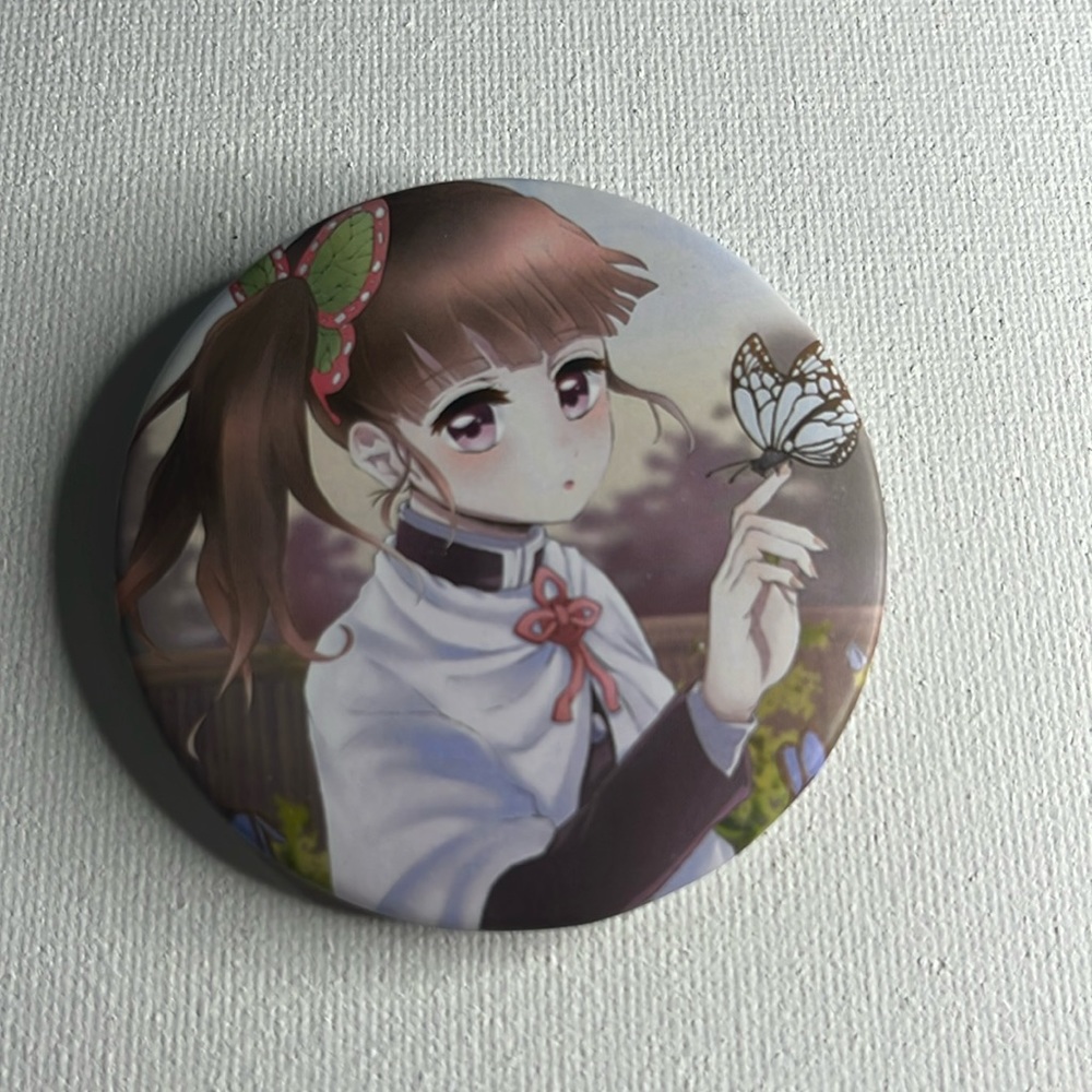 Demon Slayer | Anime | 2.36” Button Pin | Kanao Tsuyuri